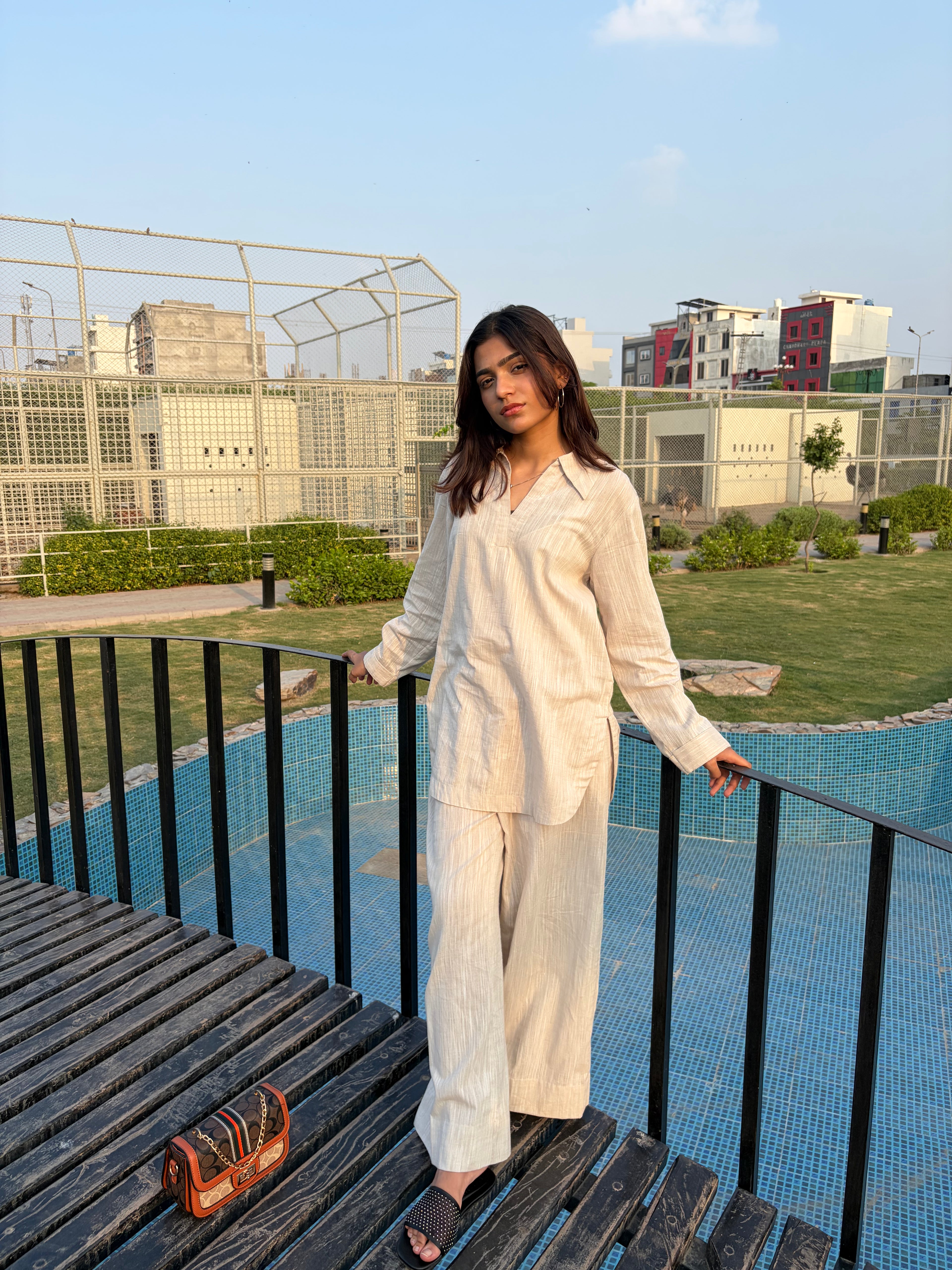 Irish Cotton Palazzo Set
