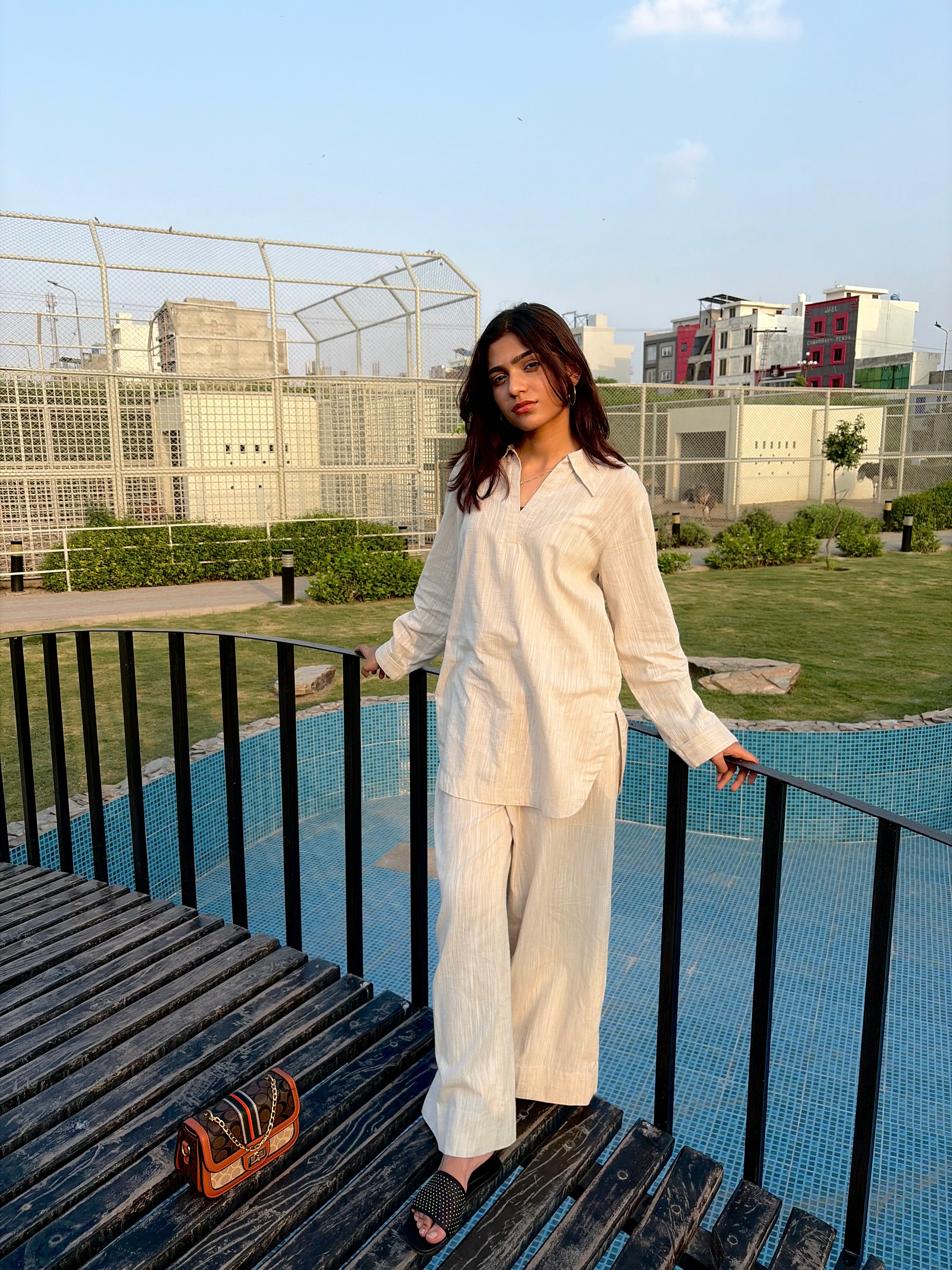 Irish Cotton Palazzo Set